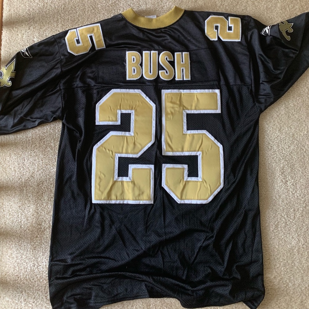 NEW ORLEANS SAINT REGGIE BUSH JERSEY SIZE LARGE